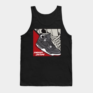 AJ 4 Retro Bred Sneaker Art Tank Top